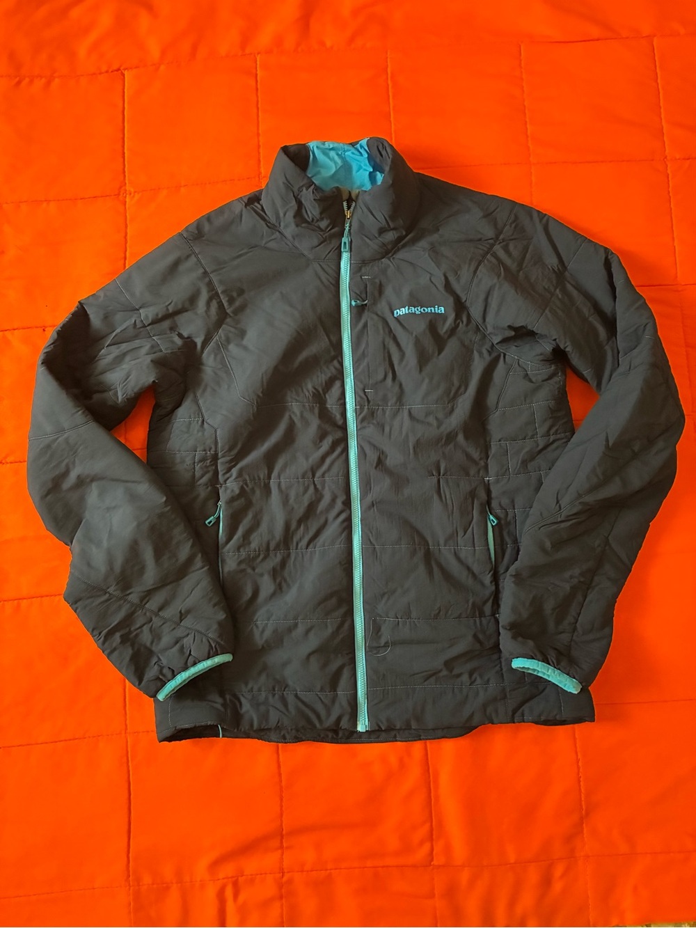 Patagonia Puffer Jacket Mens Medium Blue Actiwear Ultralight Outdoor Casual